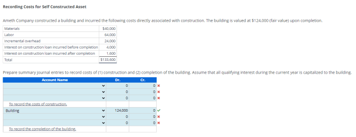 A job cost sheet contains blank______ the job.