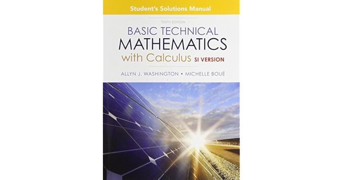 Allyn j washington basic technical mathematics with calculus